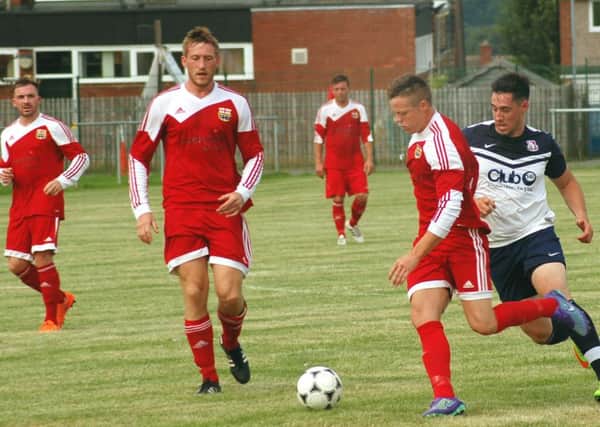 Action from Melton's impressive 5-0 win over Birstall EMN-160726-182808002