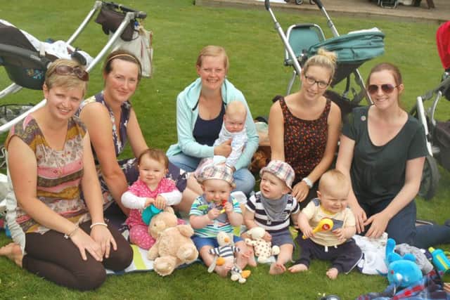 Mums and toddlers enjoy their picnic in the park
PHOTO: Tim Williams