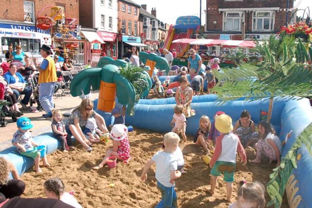 Plenty of seaside activities will be on offer in Market Square
PHOTO: Tim Williams