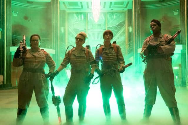 Abby (Melissa McCarthy), Erin (Kristen Wiig), Holtzmann (Kate McKinnon) and Patty (Leslie Jones)
PHOTO: PA Photo/Sony Pictures