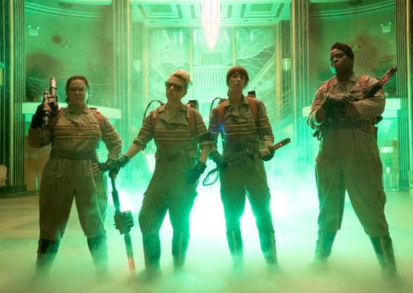 Abby (Melissa McCarthy), Erin (Kristen Wiig), Holtzmann (Kate McKinnon) and Patty (Leslie Jones)
PHOTO: PA Photo/Sony Pictures