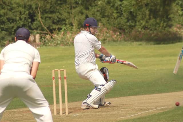 Second XI skipper Greg Tyler top scored for the Firsts on Saturday EMN-160908-144128002