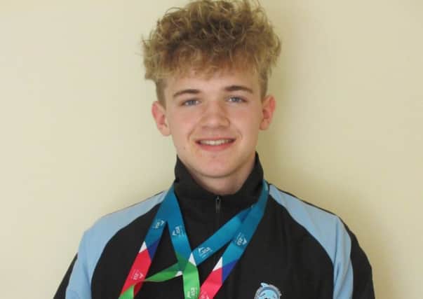 Graham followed his national medal double by becoming the first Melton swimmer to compete at the British Championships EMN-161008-082216002