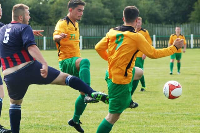 Andre Fontoura grabbed Holwell's second in his second appearance for the club EMN-160816-091736002