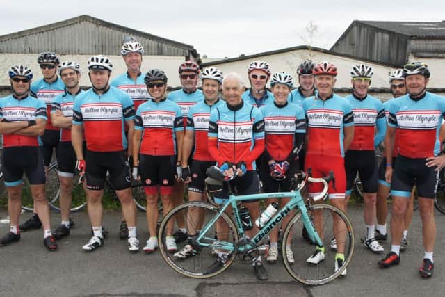 Melton Olympic Cycling Club riders in their new kit EMN-160816-095445002