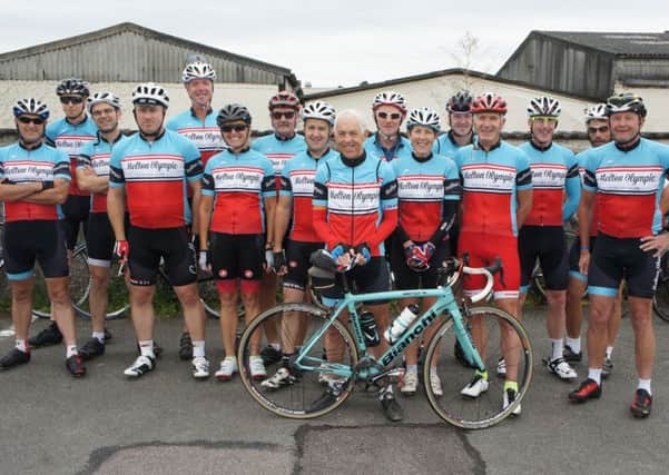 Melton Olympic Cycling Club riders in their new kit EMN-160816-095445002