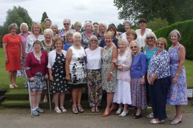 Melton GC's ladies' section support their skipper EMN-160816-172935002