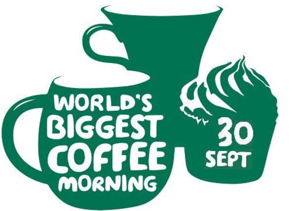 World's Biggest Coffee Morning logo September 30, 2016
PHOTO: Supplied