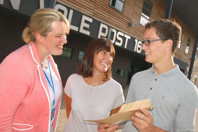 Euan Scott chats with Head of Centre Kirstie Black and Assistant Principal Natasha Roberts