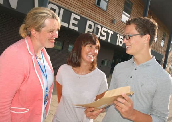Euan Scott chats with Head of Centre Kirstie Black and Assistant Principal Natasha Roberts