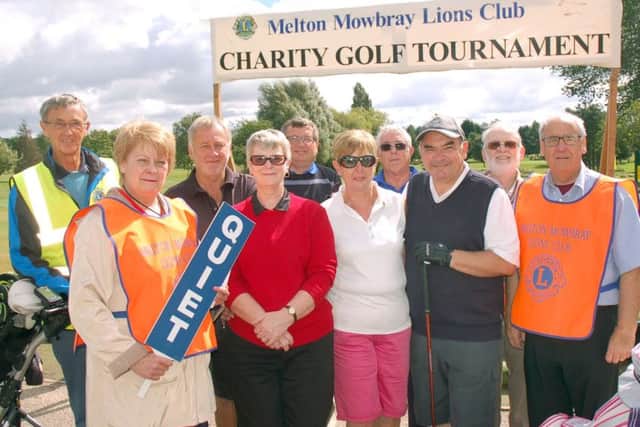 Lions and golfers gather at the first tee
PHOTO: Tim Williams