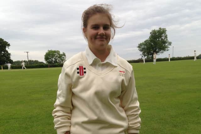 Maddie got into cricket through the Belvoir Bees scheme to develop junior cricket within clubs EMN-160823-160518002