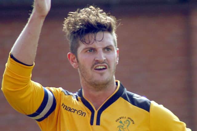 Chris Hibbitt's goal gave Holwell hope of a famous fightback EMN-160824-094811002