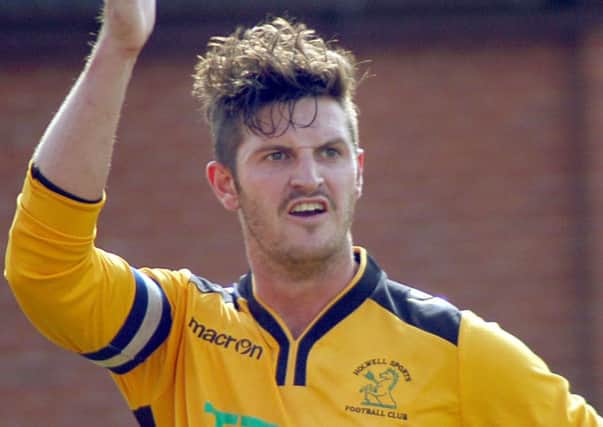 Chris Hibbitt's goal gave Holwell hope of a famous fightback EMN-160824-094811002