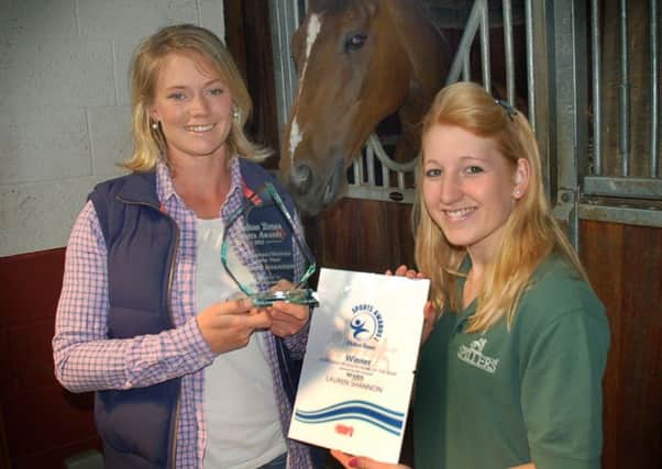 Lauren was a Melton Times Sports Awards winner in 2012 after breaking into the top 10 at Burghley EMN-160824-134145002
