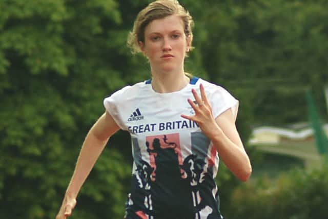 McDonnell spent the first two years working to correct Sophie's balance - a major obstacle for athletes with cerebral palsy EMN-160825-102723002