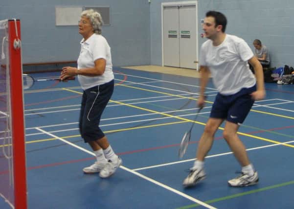 Melton OGs badminton - Christine Stanley and Tom Easom EMN-160826-093142002