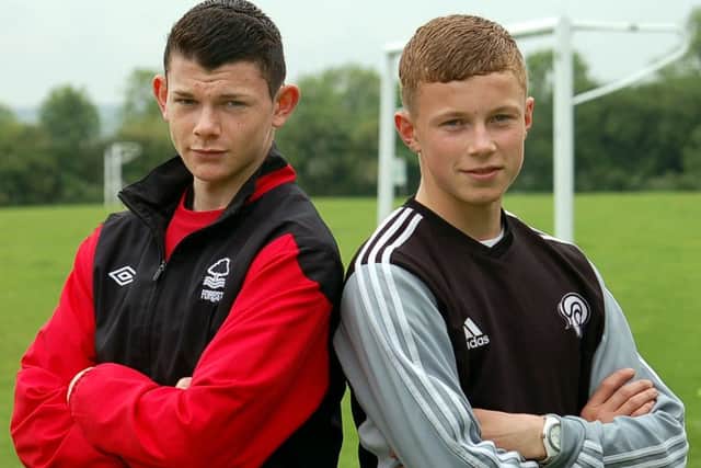 Pictured in 2012 with good friend Tom Rigby in their academy days PHOTO: Tim Williams To buy, call (01664) 410041 or visit www.meltontimes.co.uk EMN-160829-105107002