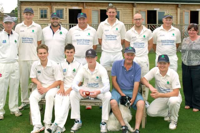 Old Dalby, from left, back  Chris Knott, Carrick Fone, Phil Greaves, Joe Gant, Rob Herrick, Ben Wass, Michael Coulter, Hazel Kirk; front - Joe Heskey, Alex Purcell, Harry Clayton, Paul Kirk, Lee Creedon. EMN-160829-152700002