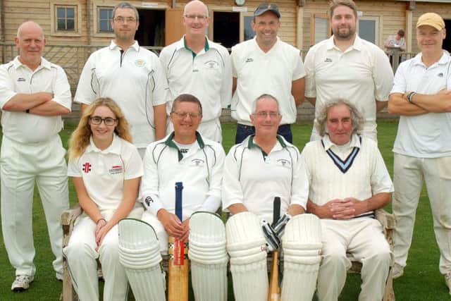 Wymeswold Second XI, from left, back  Steve Hamilton, Rob Abba, Nick Shaw, Jason Whowell, Charles Edwards, Andy Matthews; front - Phoebe Shelton, Richard Bowley, Graham Barry, Adrian Rush EMN-160829-152714002