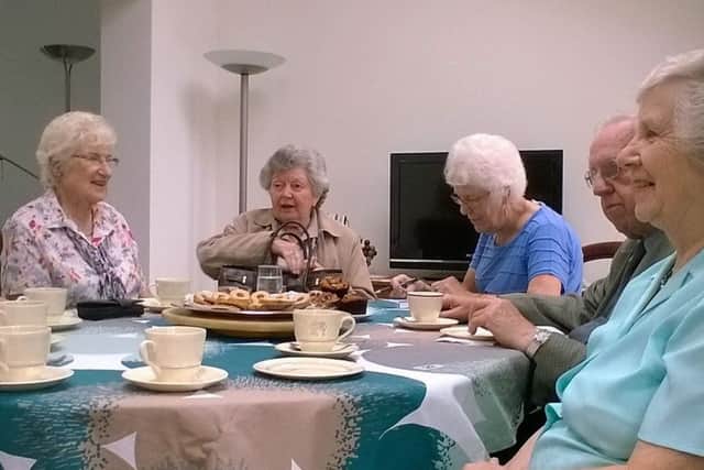 Members and friends of the St Marys Mothers Union enjoy an assortment of cakes on offer PHOTO: Supplied
