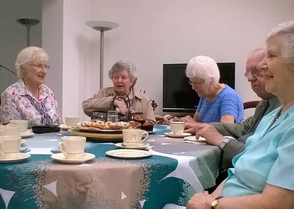 Members and friends of the St Marys Mothers Union enjoy an assortment of cakes on offer 
PHOTO: Supplied