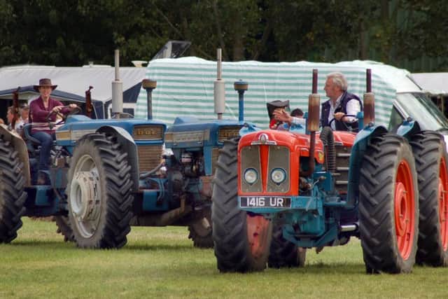 Tractor dancing in the main arena PHOTO: Tim Williams EMN-150914-101002001