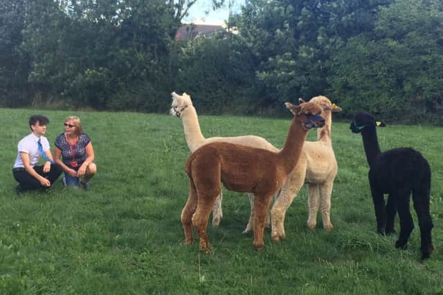 Year 11 student, Rafal Kokoszka and staff member Aileen Wakelin who oversees the care and pupils leadership of all animals PHOTO: Supplied