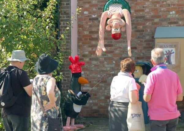No-one had any trouble spotting Wallace and Gromit in the crowd PHOTO: Tim Williams