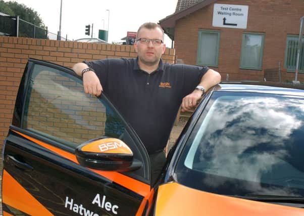 Driving instructor Alec Hatwood at the Melton Driving Test Centre at Phoenix House, Nottingham Road EMN-161209-164935001
