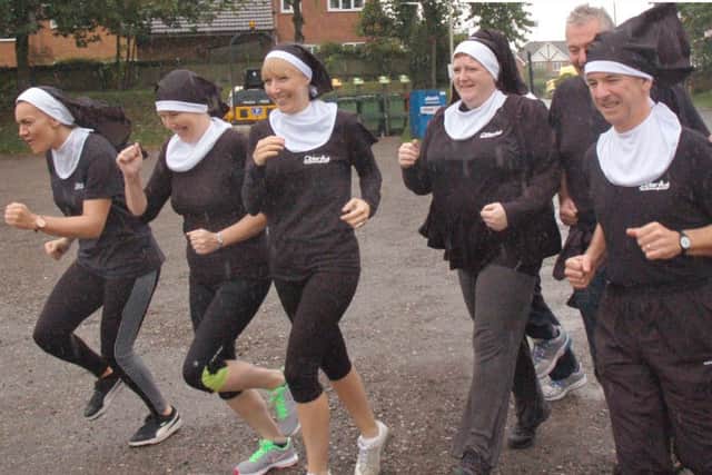 Nuns on the run in the park PHOTO: Tim Williams