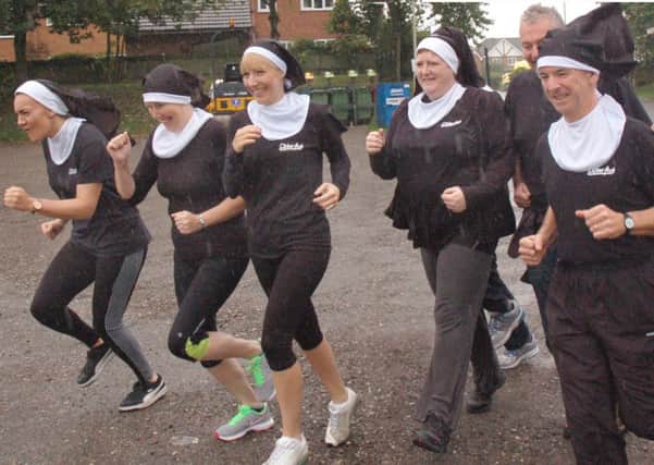 Nuns on the run in the park PHOTO: Tim Williams