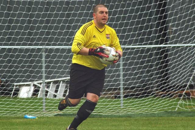 Richard Cragg was man-of-the-match for Town at Stewarts EMN-161209-092245002