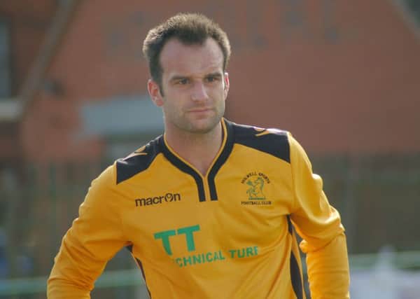 Holwell striker Graham Wells made an immediate impact after coming on as a sub at West Bridgford EMN-161209-101005002