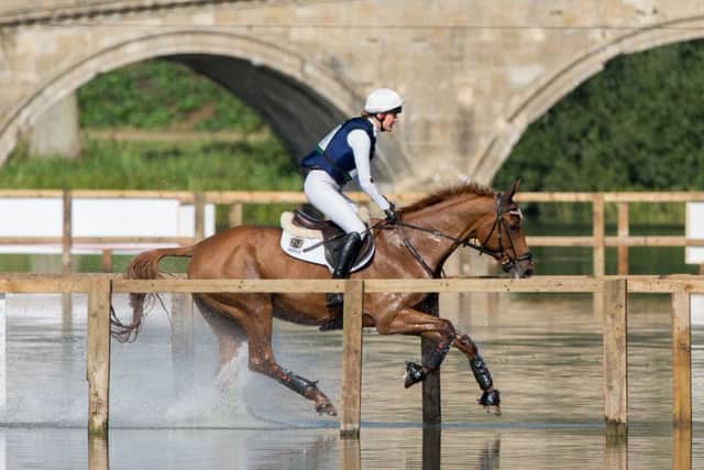 Willa Newton and Caja 20 posted one of the fastest cross country times at Blenheim PIcture: Adam Fanthorpe EMN-160914-140526002