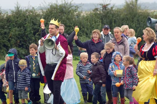 The parade took place around the village hall playing fields PHOTO: Tim Williams