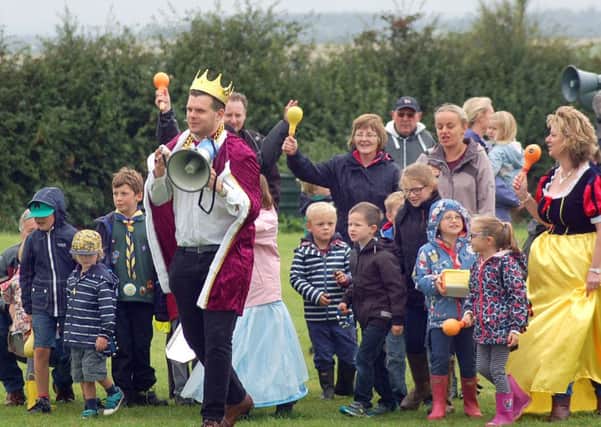 The parade took place around the village hall playing fields PHOTO: Tim Williams