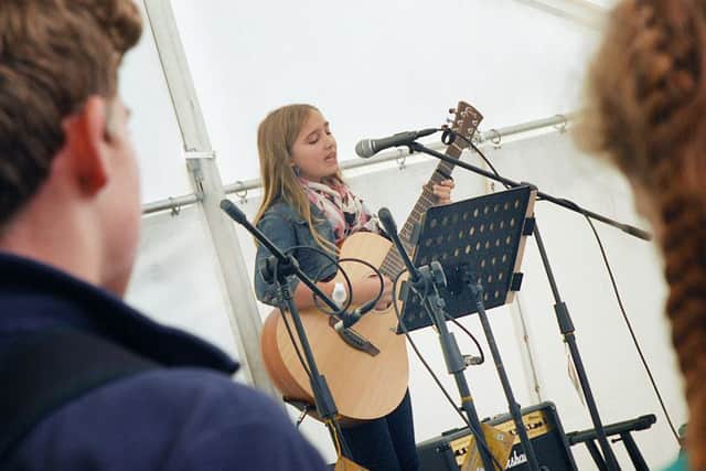 Eva Finnemore belted out some classic modern cover versions PHOTO: Tim Williams