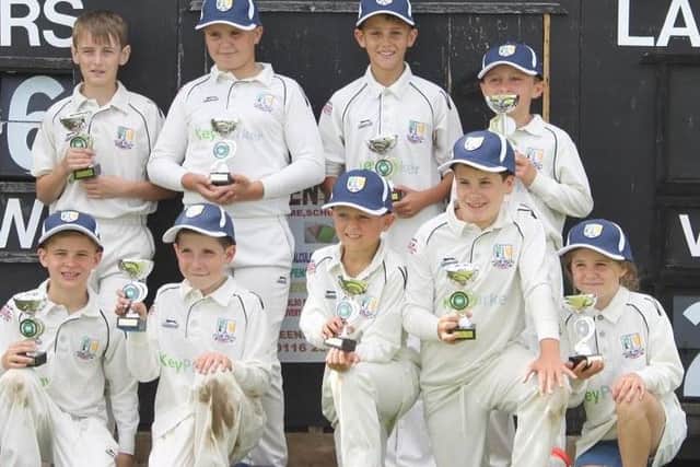 Queniborough CC Under 11s celebrate winning the Incrediball County Cup Final, part of the club's most successful ever summer EMN-160927-102333002