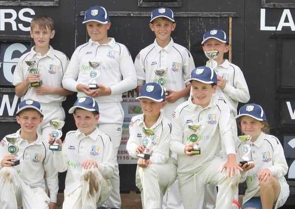 Queniborough CC Under 11s celebrate winning the Incrediball County Cup Final, part of the club's most successful ever summer EMN-160927-102333002