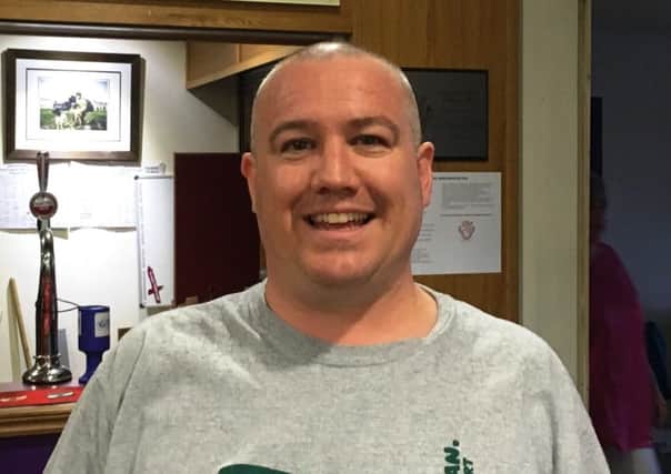 Brave shaver Ben Shouler has so far raised over Â£3,000 for Macmillan Cancer Support with more money promised EMN-160915-112815001