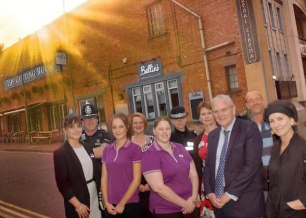 Representatives from Melton Council, Leicestershire Police, the Melton Business Improvement District (BID) and local businesses including restaurants, pubs and hotels had worked together towards achieving the Purple Flag for Melton EMN-160922-101806001