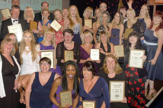 All smiles for the winners of the 2016 Melton Times Business Awards EMN-160930-111759001