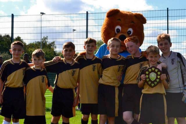 Melton and Belvoir Schools' boys' football winners Bottesford A EMN-160410-145055002