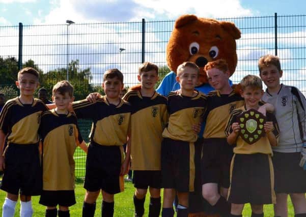 Melton and Belvoir Schools' boys' football winners Bottesford A EMN-160410-145055002