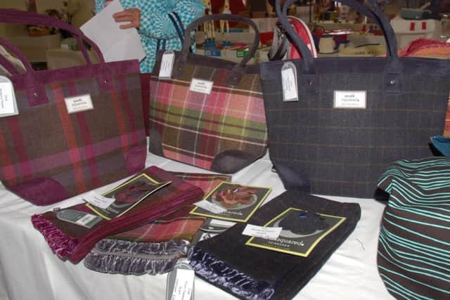 Fairtrade bags and scarfs available from the Fairtrading Post at Melton PHOTO: Tim Williams
