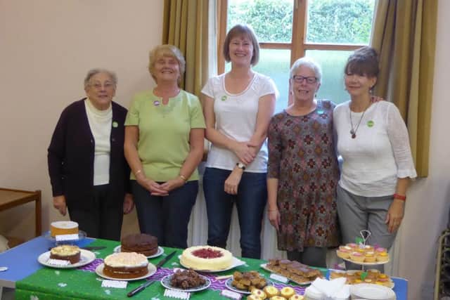 A total of Â£154.50 was raised at Welby Lane Mission Church. Church helpers left to right: Audrey Hurran, Wendy Partridge, Yvette Fisher, Judith Jordan and Mandy Stevens PHOTO: Supplied
