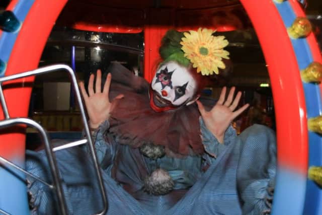 Frightening! A character from the Twinlakes Xtreme Scream nights PHOTO: John Isgar