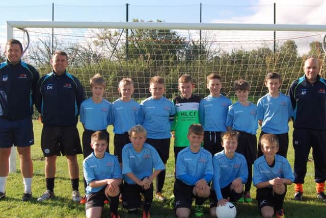 Asfordby FC Under 11s who visited Market Harborough on Sunday EMN-161110-151015002