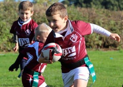 Melton RFC Under 7s are all smiles after a superb start to their season EMN-161110-115352002